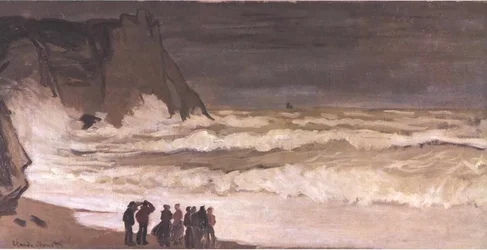 Stormy Sea at Etretat